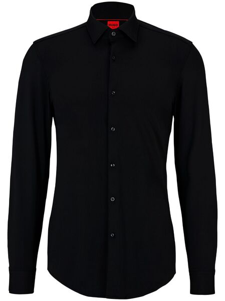  Hugo Stretch Button-up Shirt - Black 