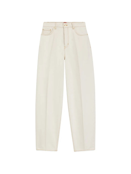  Hugo Topstitch Cotton Jeans - Neutrals 