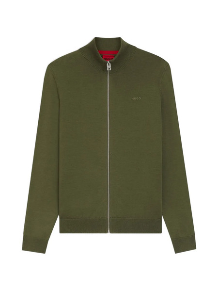  Hugo Zip-up Cotton Jacket - Green 