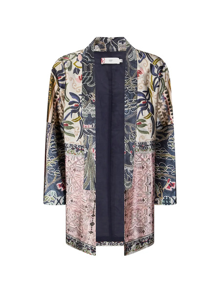  Hui Hui Printed Silk Jacket - Neutrals 
