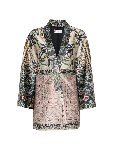  Hui Milano Floral-printed Jacket - Neutrals 