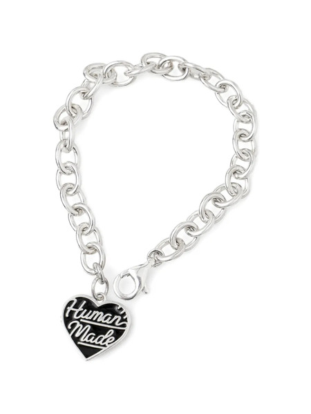  Human Made Heart-pendant Bracelet - Silver 