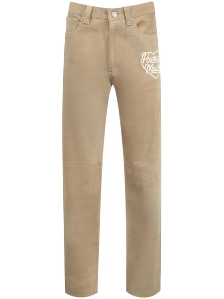  Human Made Leather Trousers - Neutrals 