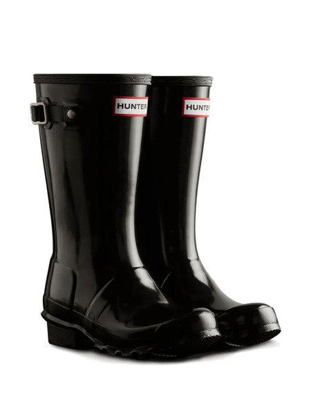  Hunter Kids Buckle-strap Boots - Black 