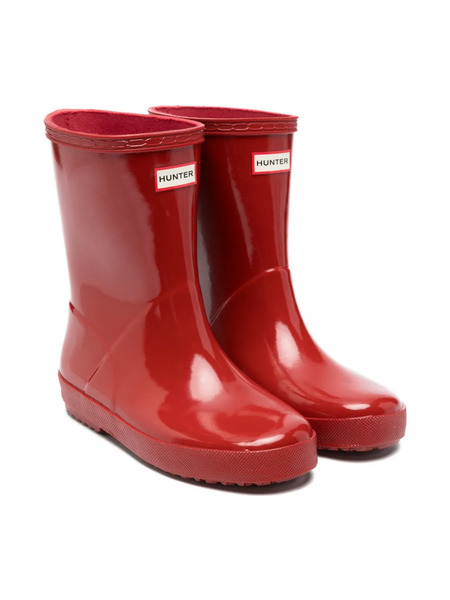 Hunter Kids Logo Boots - Red 