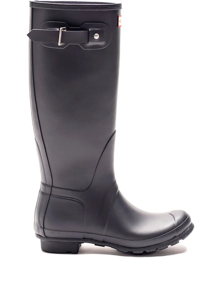  Hunter Logo-appliqué Boots - Black 