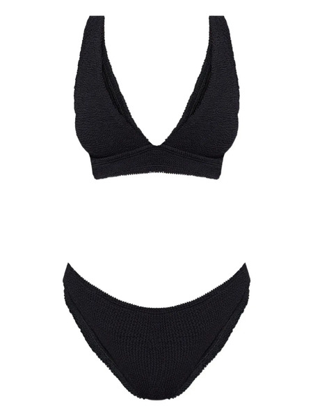  Hunza G Carla Crinkle Bikini - Black 