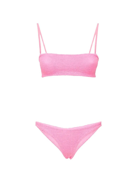  Hunza G Gigi Crinkle Bikini - Pink 
