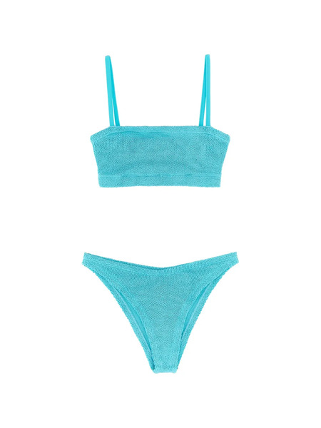  Hunza G Gigi Crinkle Bikini Set - Blue 