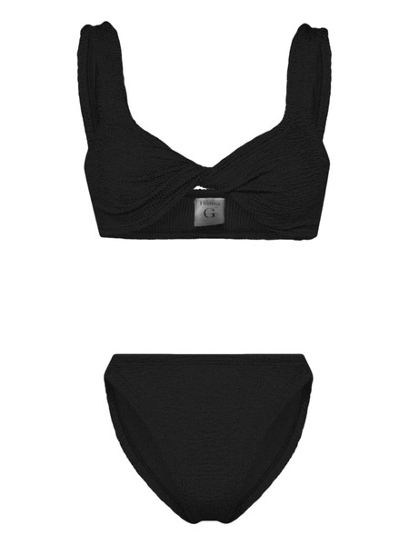  Hunza G Juno Crinkled Bikini - Black 