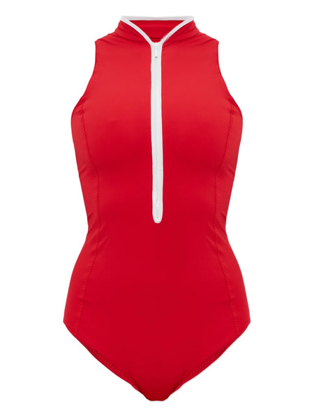  Hunza G Katya Zip Swimsuit - Red 