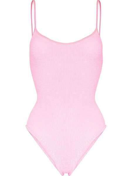  Hunza G Pamela Crinkle Swimsuit - Pink 