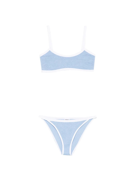 Hunza G Tyler Textured Bikini - Blue 