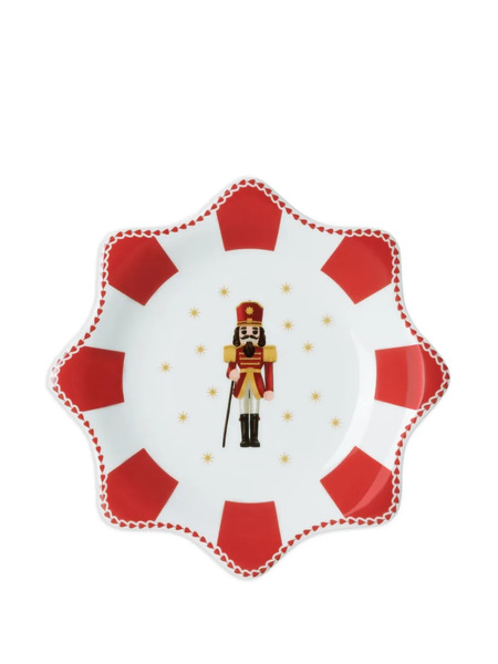  Hutschenreuther Nutcracker Star-shaped Plates (set Of Two) - White 