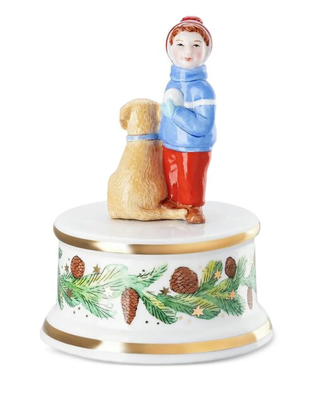  Hutschenreuther Small Christmas Musical Box (12.3cm X 9cm) - White 