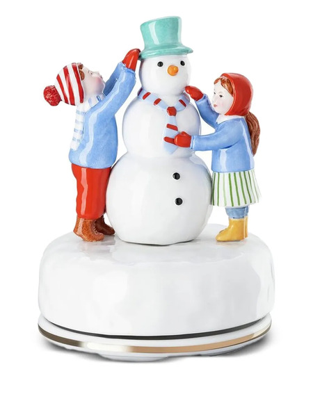  Hutschenreuther Snowman Music Box - White 