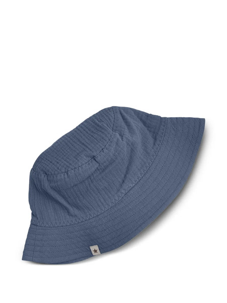  Huttelihut Star-patch Bucket Hat - Blue 