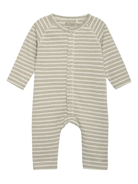  Huttelihut Striped Buttoned Romper - Neutrals 
