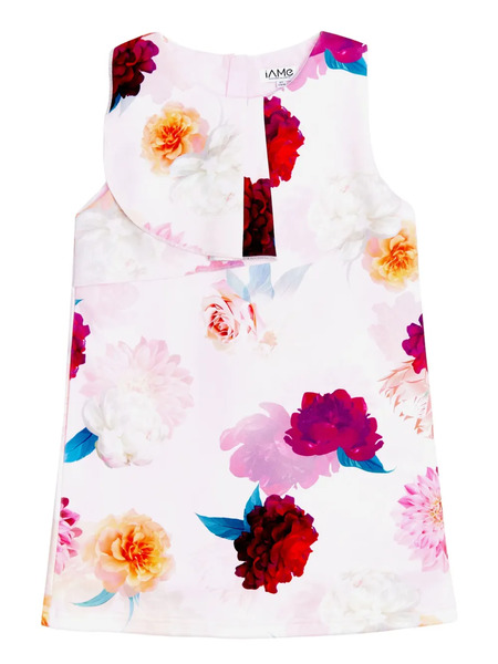  Iame Kids Floral-print Dress - Pink 