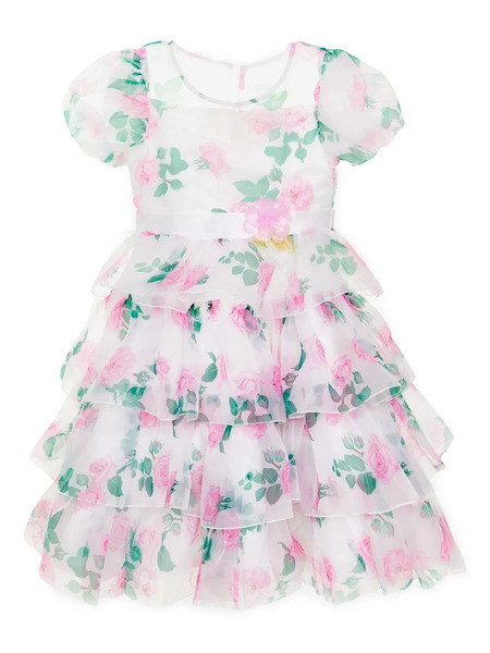  Iame Kids Peony Princess Dress - White 