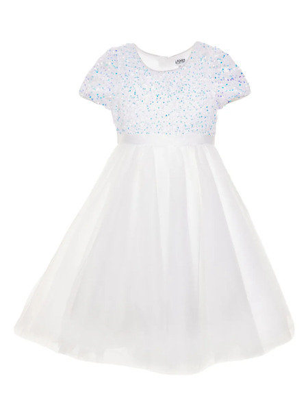  Iame Sequin-embellished Mini Dress - White 