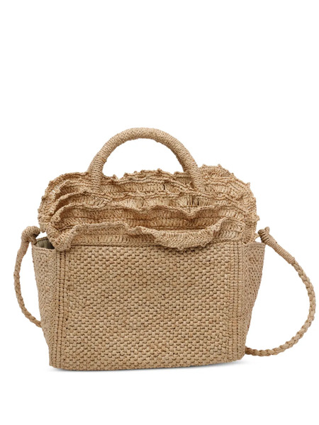  Ibeliv Laguna Ruffled-trims Tote Bag - Neutrals 