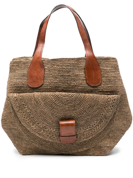  Ibeliv Laza Ii Raffia Tote Bag - Neutrals 