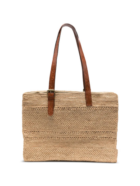  Ibeliv Nomade Woven-raffia Tote Bag - Neutrals 