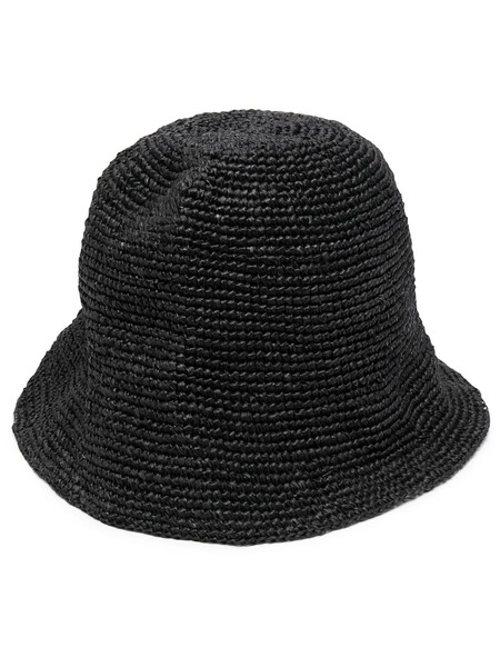  Ibeliv Raffia Bucket Hat - Black 
