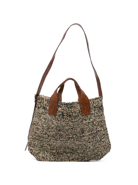  Ibeliv Raffia Tote Bag - Black 