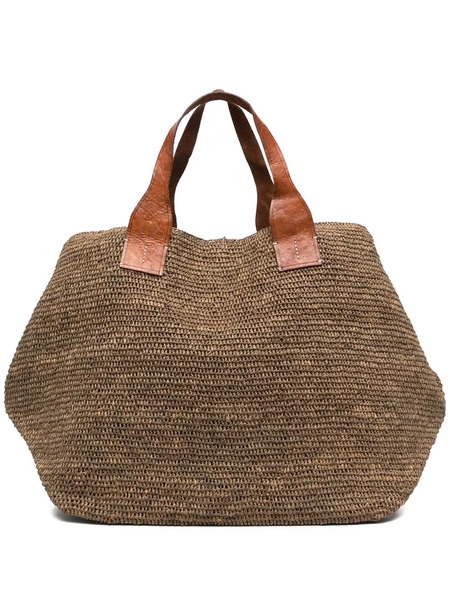  Ibeliv Ribbed Tote Bag - Brown 