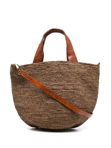  Ibeliv Woven Basket Tote - Brown 