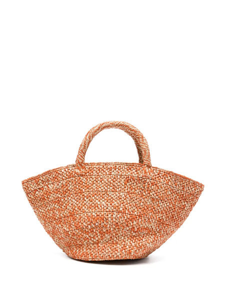  Ibeliv Woven Raffia Tote Bag - Orange 