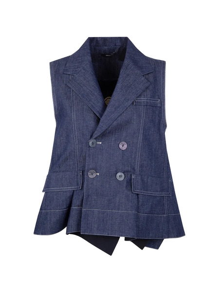  Ibrigu Double-breasted Waistcoat - Blue 
