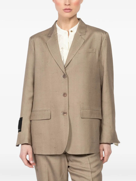  Ibrigu Floral Three-button Blazer - Neutrals 