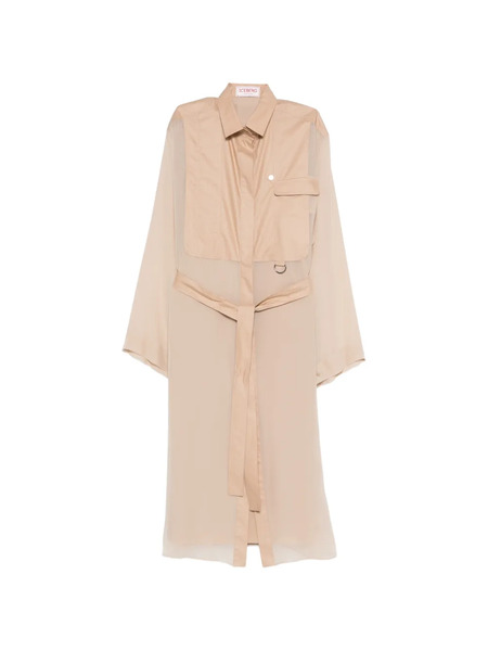  Iceberg Belt Dress - Brown 