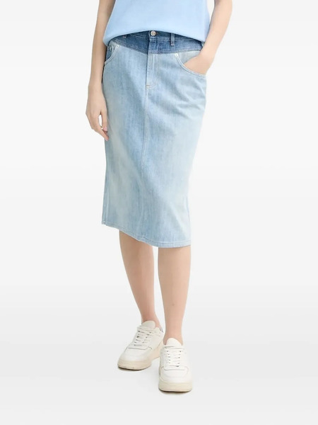 Iceberg Denim Midi Skirt - Blue 