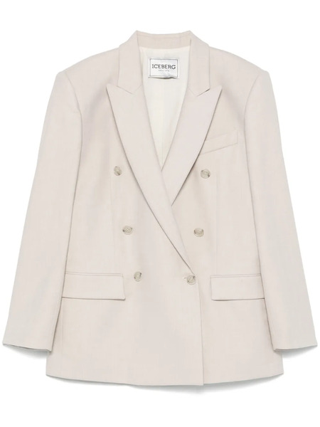  Iceberg Double-breasted Blazer - Neutrals 