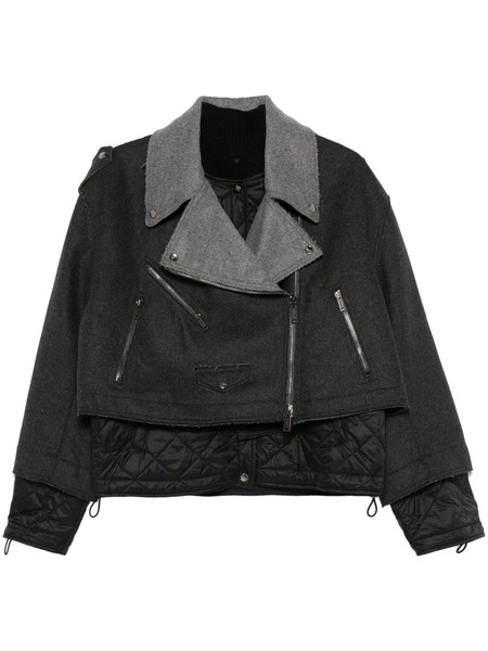  Iceberg Double-layer Biker Jacket - Grey 