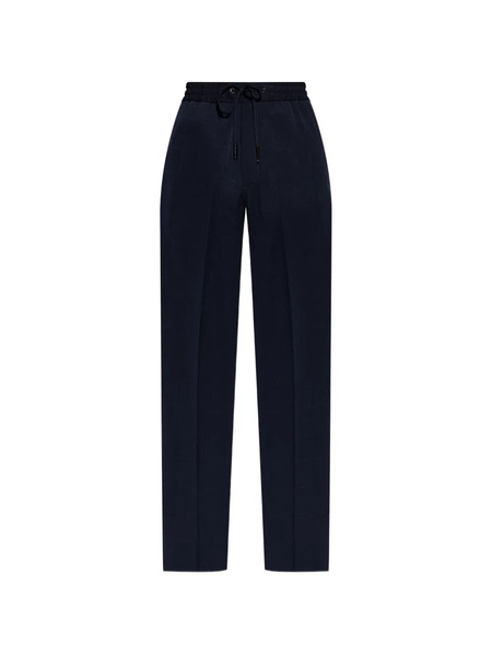  Iceberg Drawstring Checked Trousers - Blue 