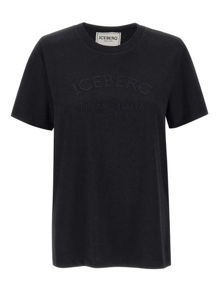  Iceberg Embroidered Logo T-shirt - Black 