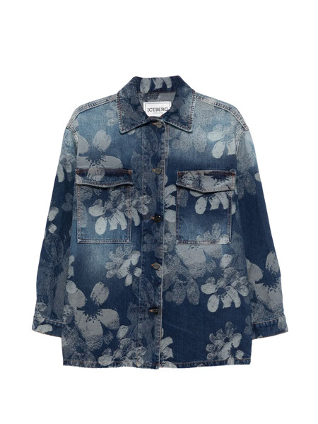  Iceberg Floral Jacket - Blue 