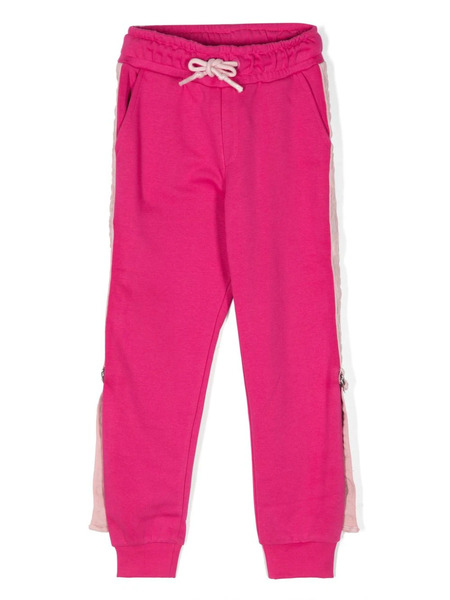  Iceberg Kids Logo-tape Track Pants - Pink 