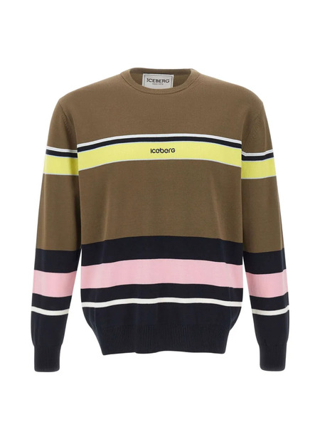  Iceberg Logo-embroidered Sweater - Brown 