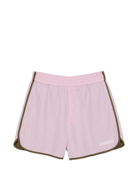  Iceberg Logo-patch Shorts - Pink 