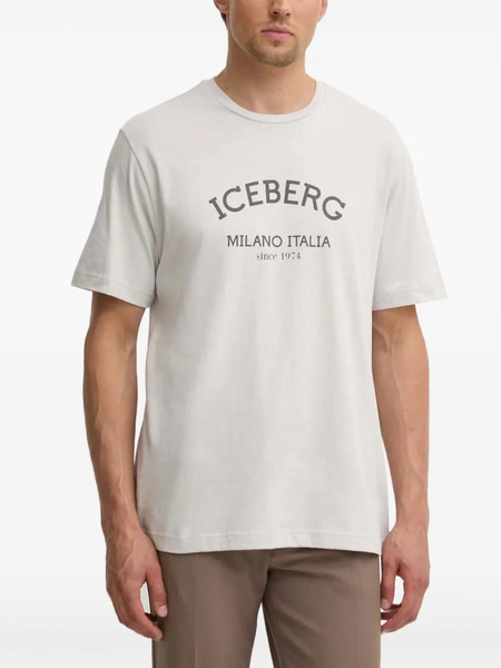  Iceberg Logo T-shirt - Neutrals 
