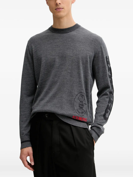  Iceberg Long-sleeves Sweater - Grey 
