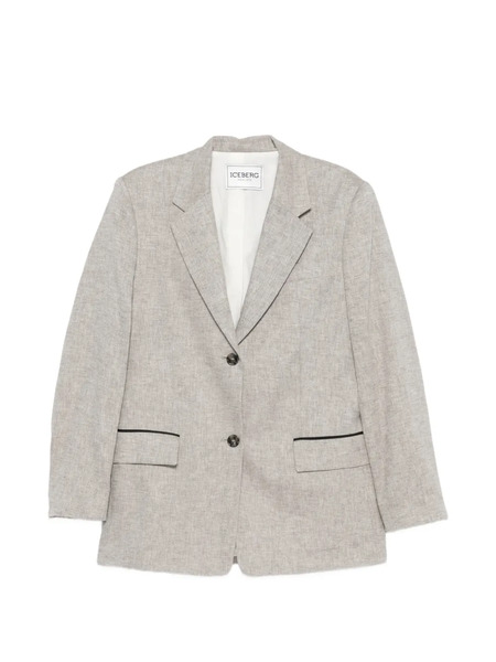  Iceberg Single-breasted Blazer - Neutrals 