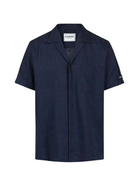  Iceberg V-neck Shirt - Blue 