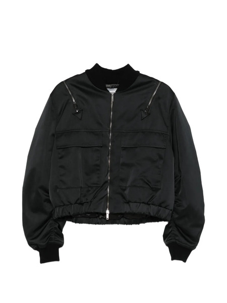  Iceberg Zipped Bomber Jacket - Black 